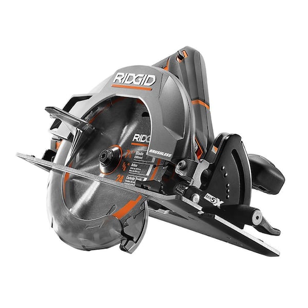 RIDGID - 18V Lithium-Ion Brushless Cordless Compact Hammer Drill/Driver and Circular Saw Combo Kit