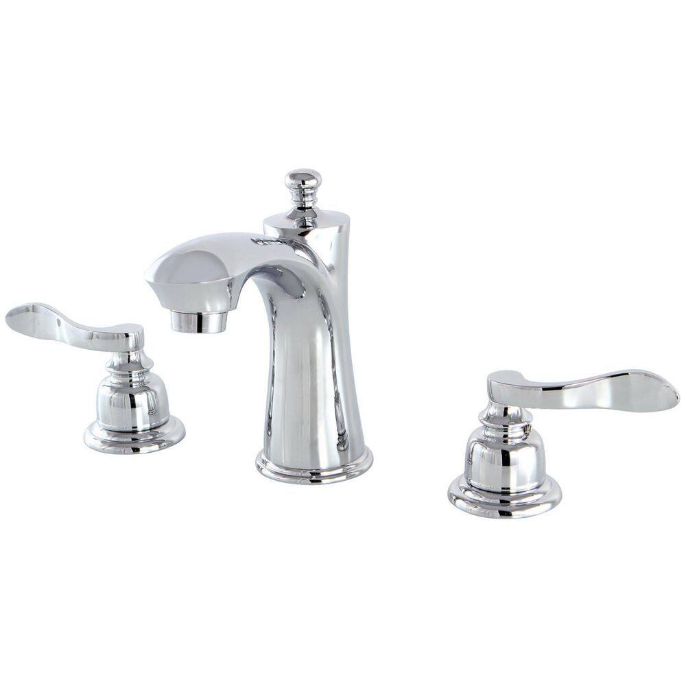 Kingston Brass NuWave French 8 in. Widespread 2-Handle Bathroom Faucets ...