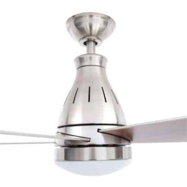Hampton Bay Cobram 48 In Integrated, Micro Ceiling Fan With Light