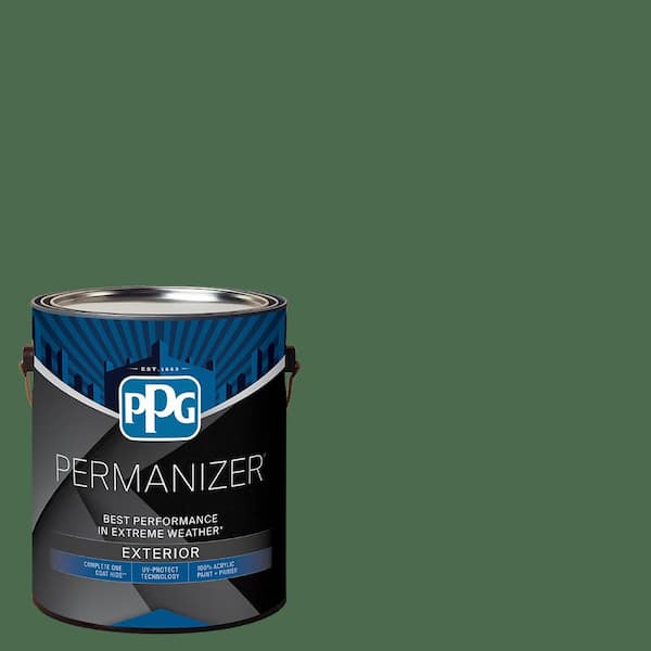 PERMANIZER 1 gal. PPG13-32 Emerald City Flat Exterior Paint