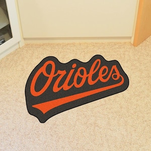 Baltimore Orioles Orange 2.5 ft. x 2.5 ft. Mascot Area Rug