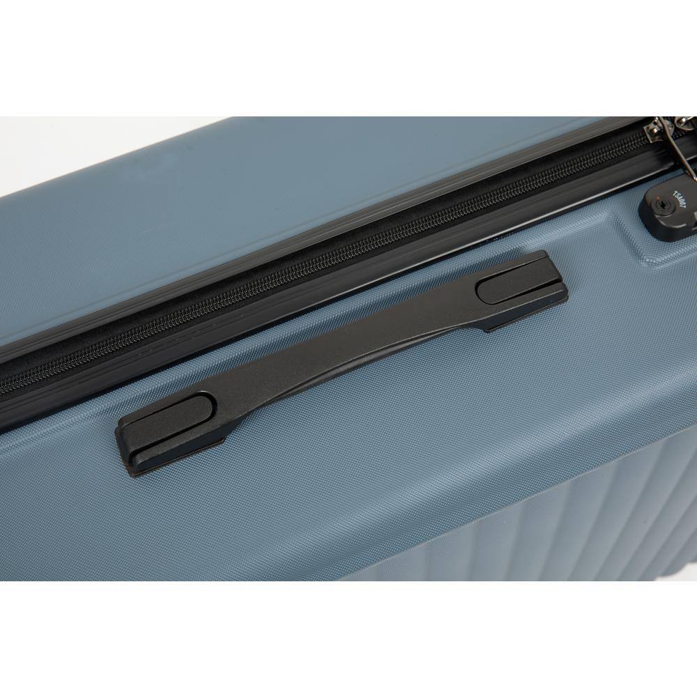 Blue 3-Piece Hardshell Spinner Luggage Set with TSA Locks