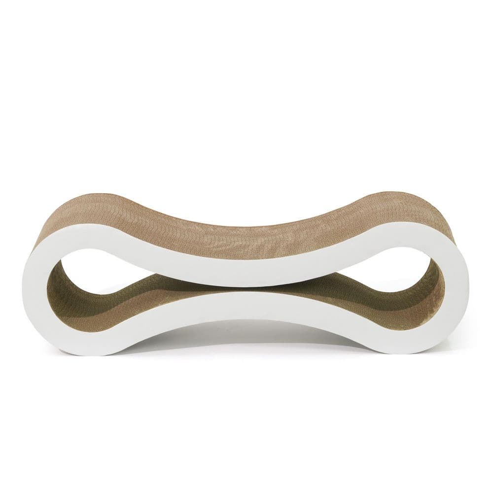 Infinity Reversible Cat Cardboard Scratcher Pad, Scratcher Lounge Bed for Indoor Cats, White price history on PriceWatchPro
