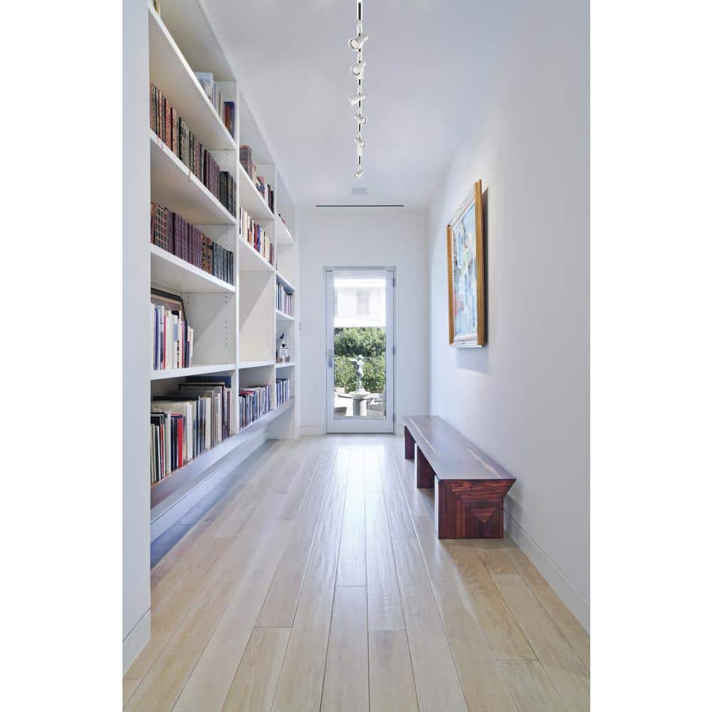 Matte White 3-Light LED Track Lighting Kit