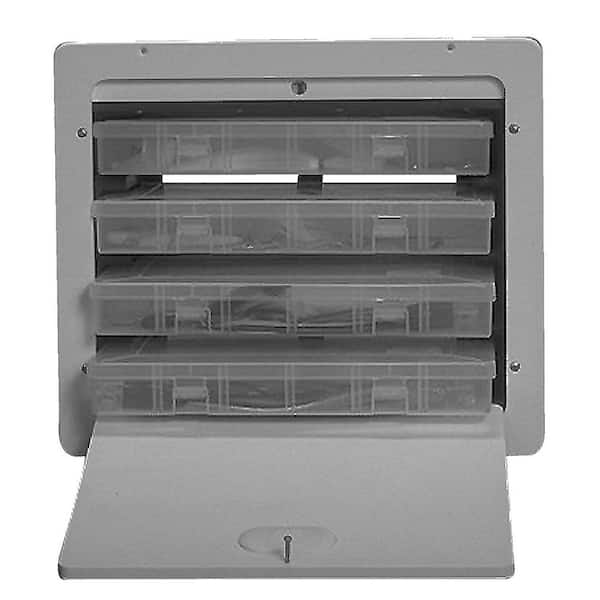 TEAK ISLE Built-In Tackle Box XL, 4 Cop 25832 - The Home Depot