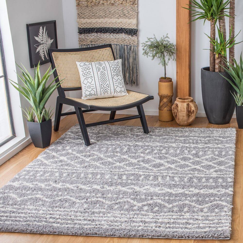 Arizona 5 X 8 Gray/Ivory Geometric Area Rug price history on PriceWatchPro