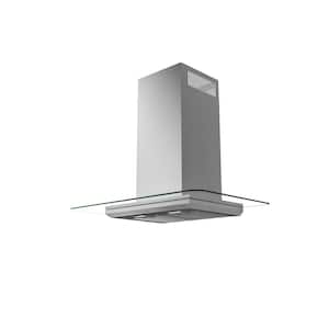 Verona 30 in. Convertible Wall Mount Range Hood with LED Lights in Stainless Steel