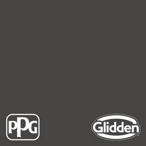 Glidden Premium 1 Gal Ppg1011 7 Onyx Flat Exterior Latex Paint Ppg1011 7px 01f The Home Depot