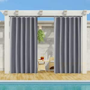 Grey Outdoor Other Blackout Curtain - 10 in. W x 15 in. L