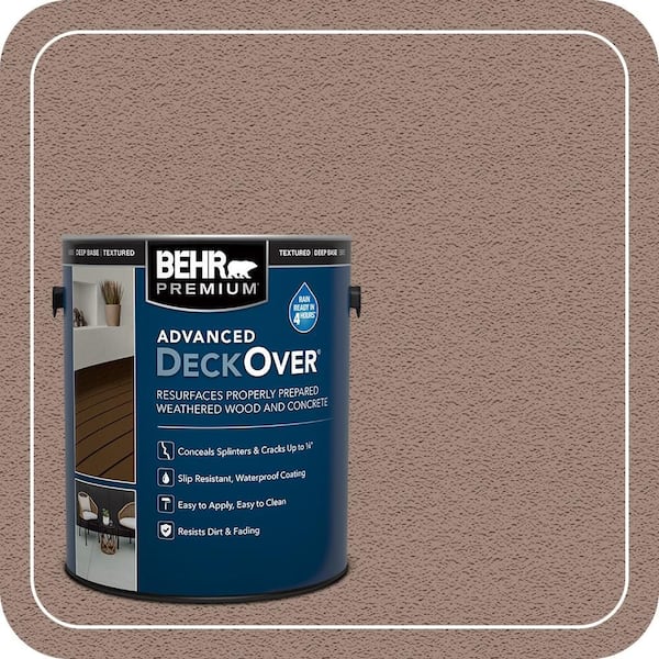 1 gal. #SC-160 Rose Beige Textured Solid Color Exterior Wood and Concrete Coating