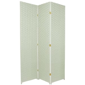 6 ft. Seagrass 3-Panel Room Divider