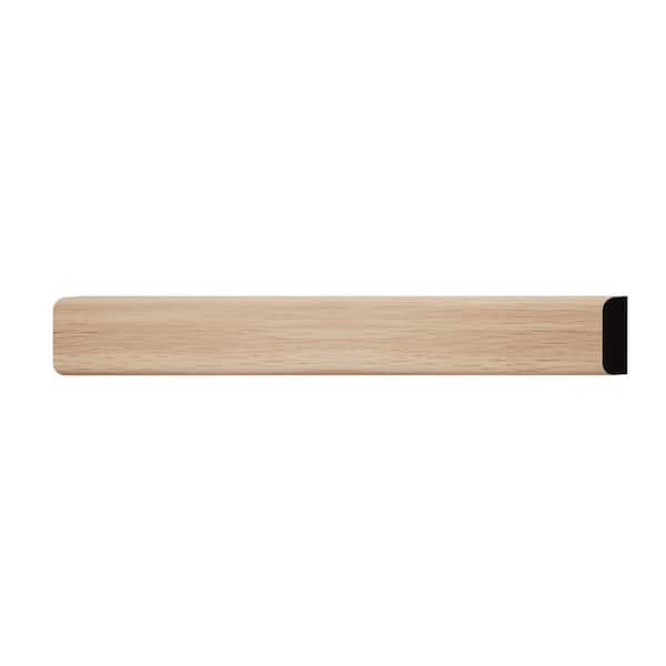 Ekena Millwork WM142 0.25 in. D x 0.75 in. W x 6 in. L Wood (Red Oak) Chair Rail Sample