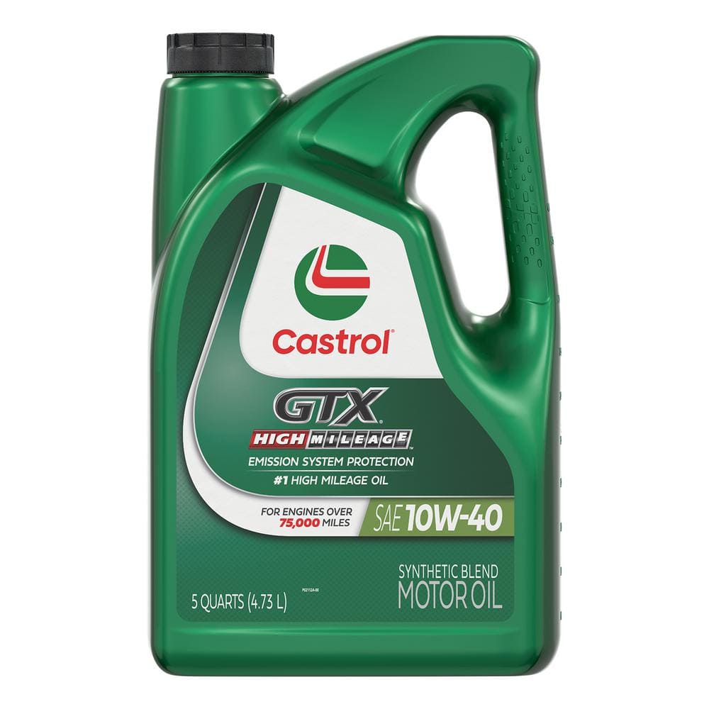 UPC 079191231111 product image for GTX High Mileage 10W-40 Synthetic Blend Motor Oil, 5-qt. | upcitemdb.com