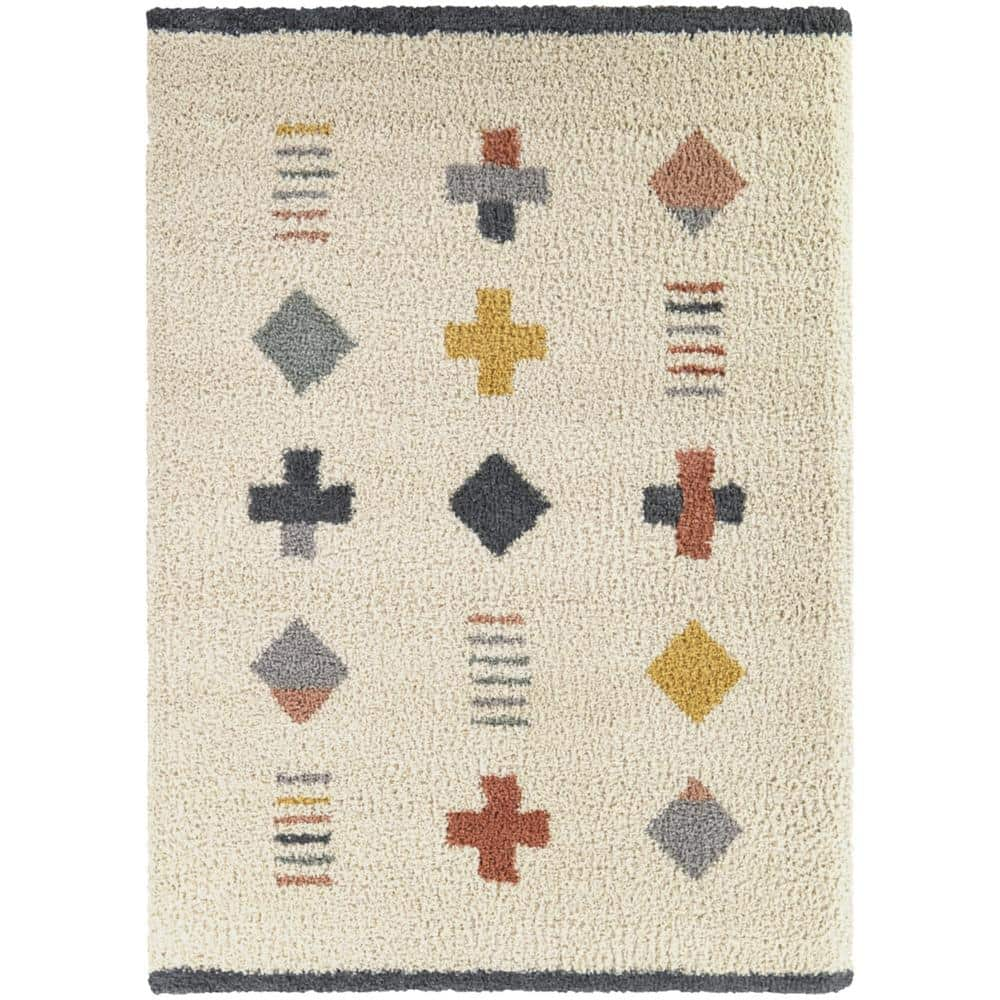 Balta Everard Cream 8 Ft. X 10 Ft. Geometric Area Rug 3111268 - The 