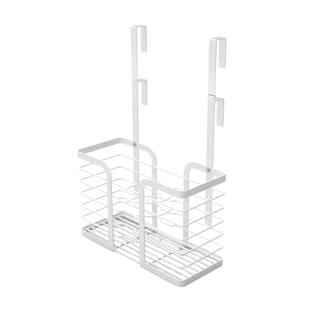 Adjustable-Height Hair Tool Organizer Hair Dryer Holder in White for Bathroom Vanity, Small Apartment Restroom Storage price history on PriceWatchPro