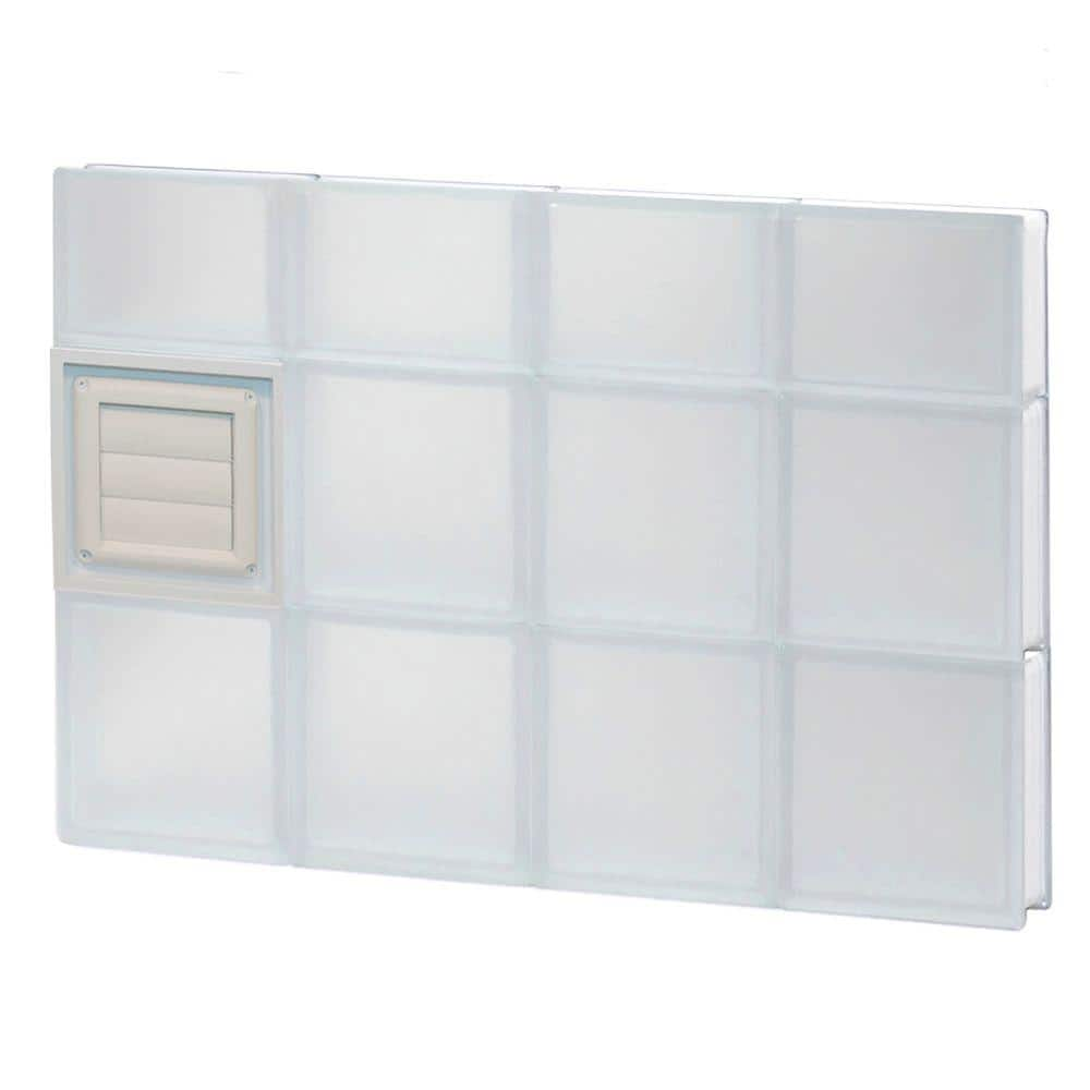 Clearly Secure 31 in. x 21.25 in. x 3.125 in. Frameless Frosted Glass ...