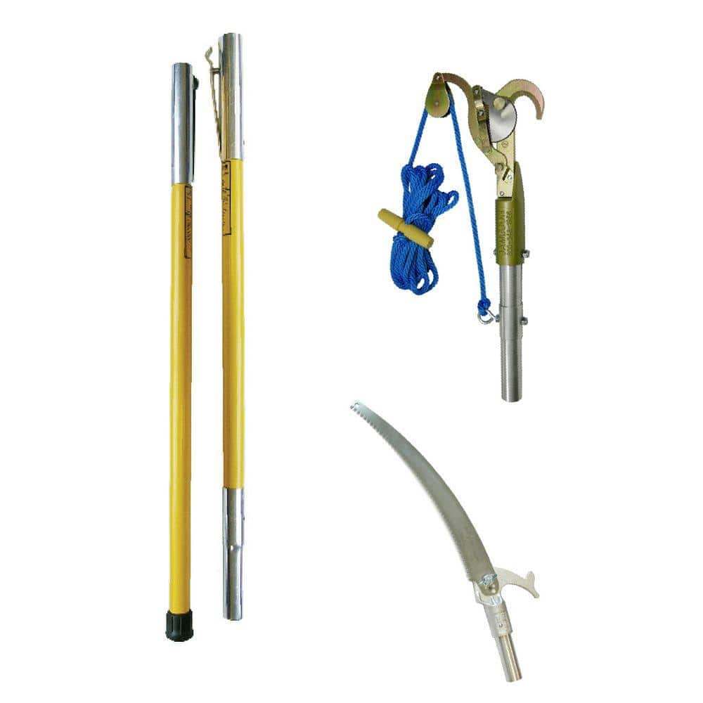 Jameson 1.25 in. Bypass Pruner with 13 in. Pruning Saw and 2 Fiberglass Poles FG-6PKG-1 Sansujyuku sansujyuku.com