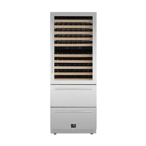 Celano 30 in. Dual Zone Beverage and Wine Cooler in Stainless Steel