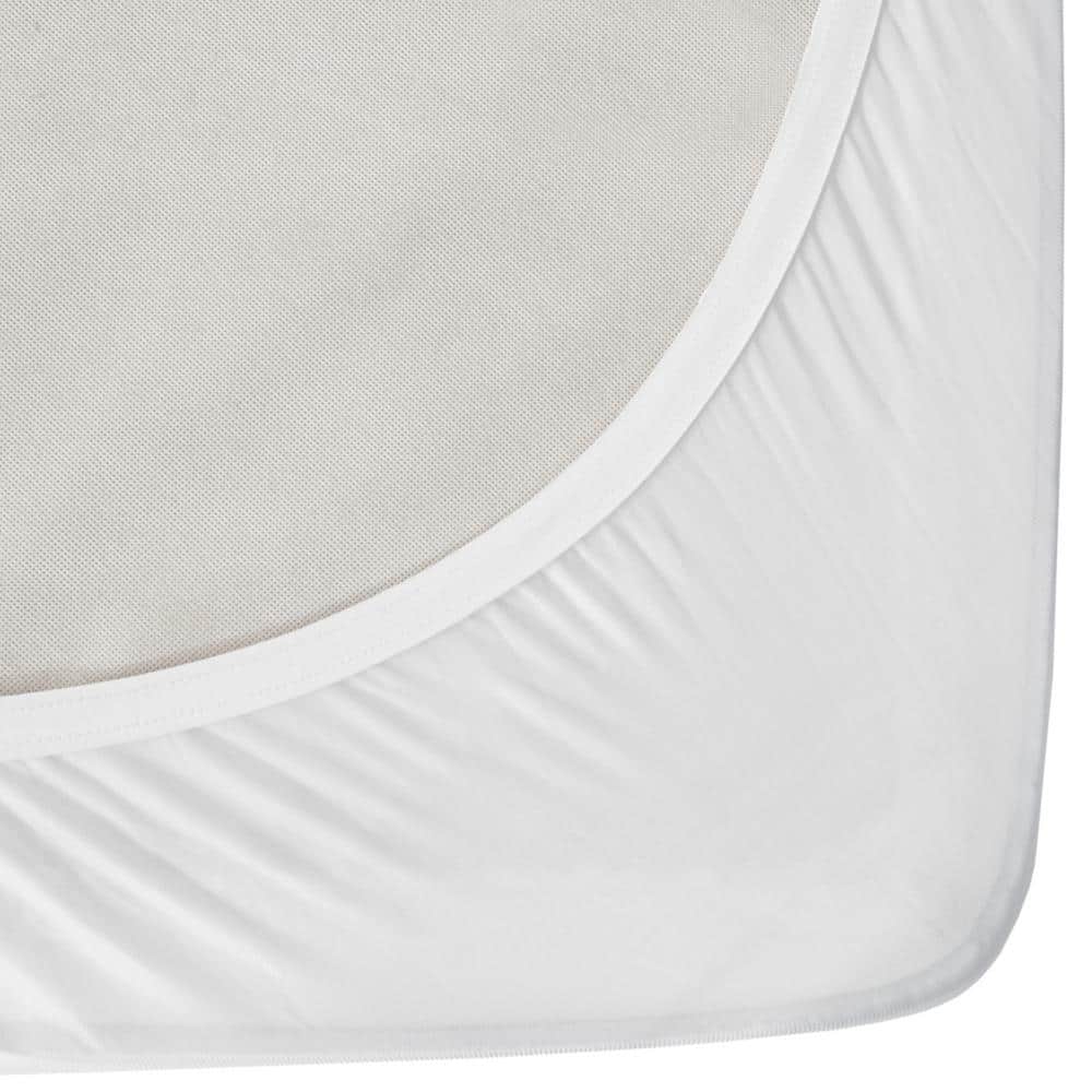Full Size White Cool Touch Heated Mattress Pad