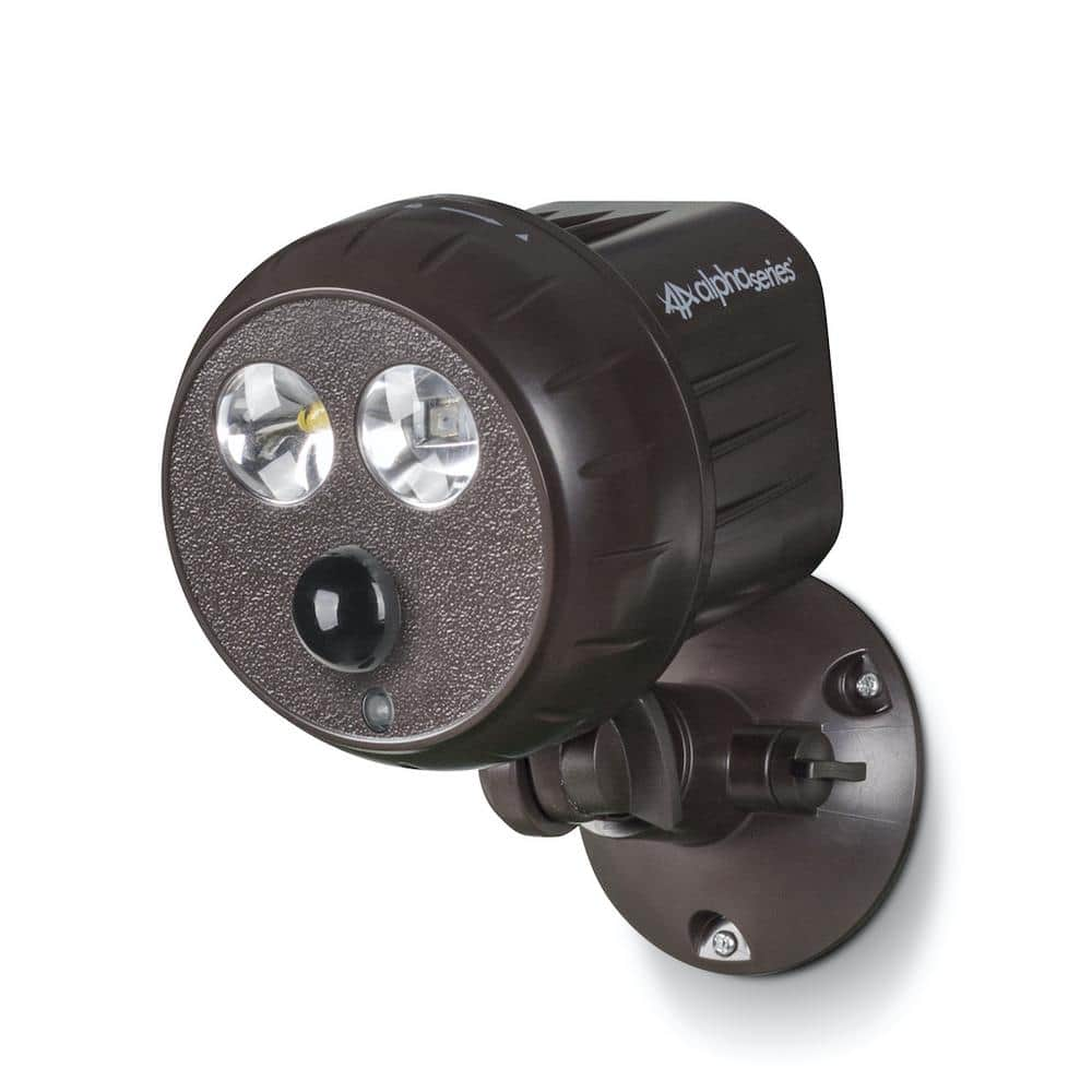 Swann Alpha Series 400 Lumens 180-Degree Motion Activated Spotlight with  Protective Red and Blue Enforcer Lights Plus Remote ALPHB400RBRPK1 - The  Home