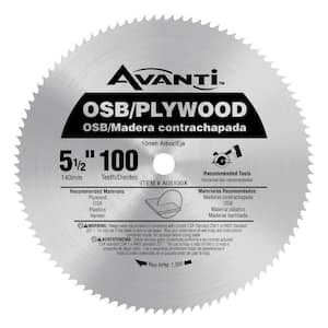 5-1/2 in. x 100-Tooth OSB/Plywood Circular Saw Blade