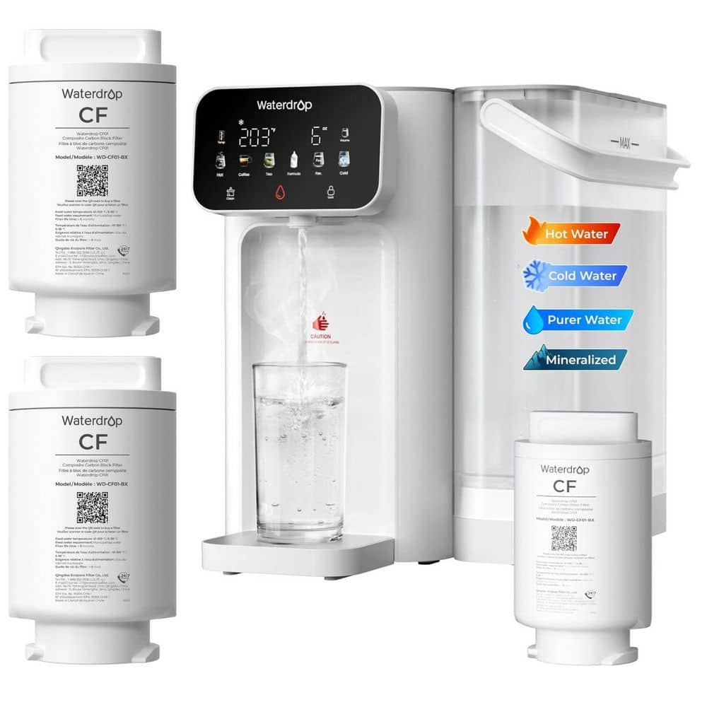 CT01 Countertop Hot and Cold Water Dispenser with 6-Stage Filtration[ððŽð“ ð‘ðŽ], EXTRA 2 CF01 Filters