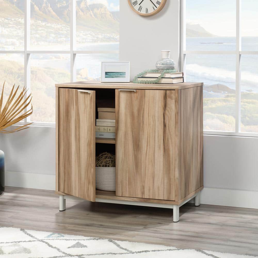 Kiln Acacia Finish Hidden Storage Bookcase Door Kit