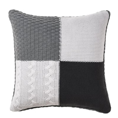 grey throw pillows