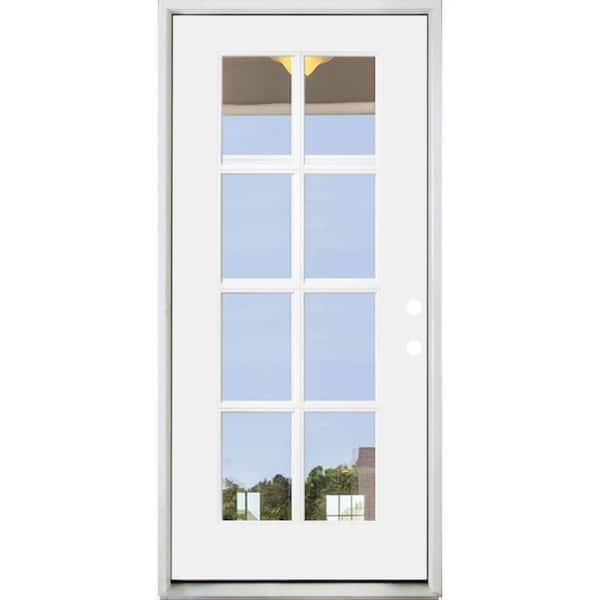 Steves & Sons 72 in. x 80 in. Reliant Series White Primed