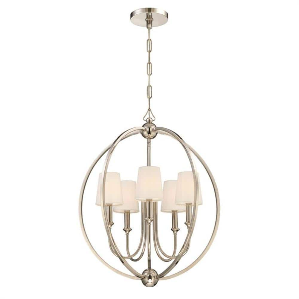 Crystorama Lighting - Five Light Chandelier - Sylvan - Five Light Chandelier