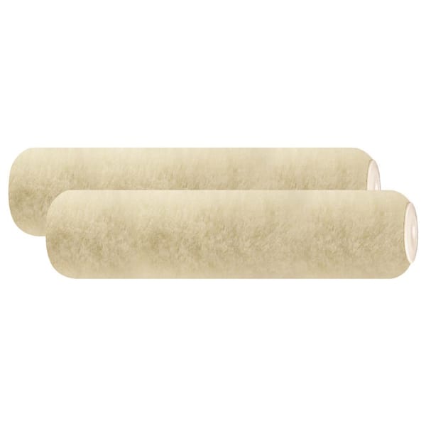 6-1/2 in. x 1/2 in. Jumbo-Koter 50/50 Lambswool/Polyester Knit Roller Cover (2-Pack)