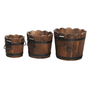 Outdoor Reinforced And Anticorrosive Fir wood Planting Pot