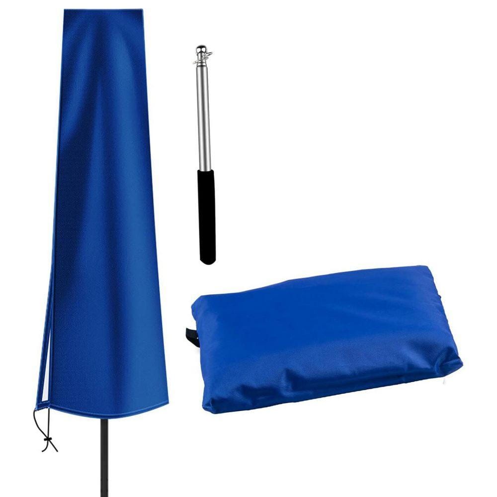 blue patio umbrella cover PURPLE LEAF Cantilever Outdoor Umbrella Umbrella Cover, S Size Navy : Patio, Lawn & Garden Available in an 8 Blue Patio Umbrella Cover for