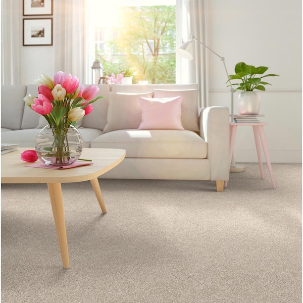 Coastal Charm I - Color Cabana Beige 42 oz. Nylon Texture Carpet - Installation Required