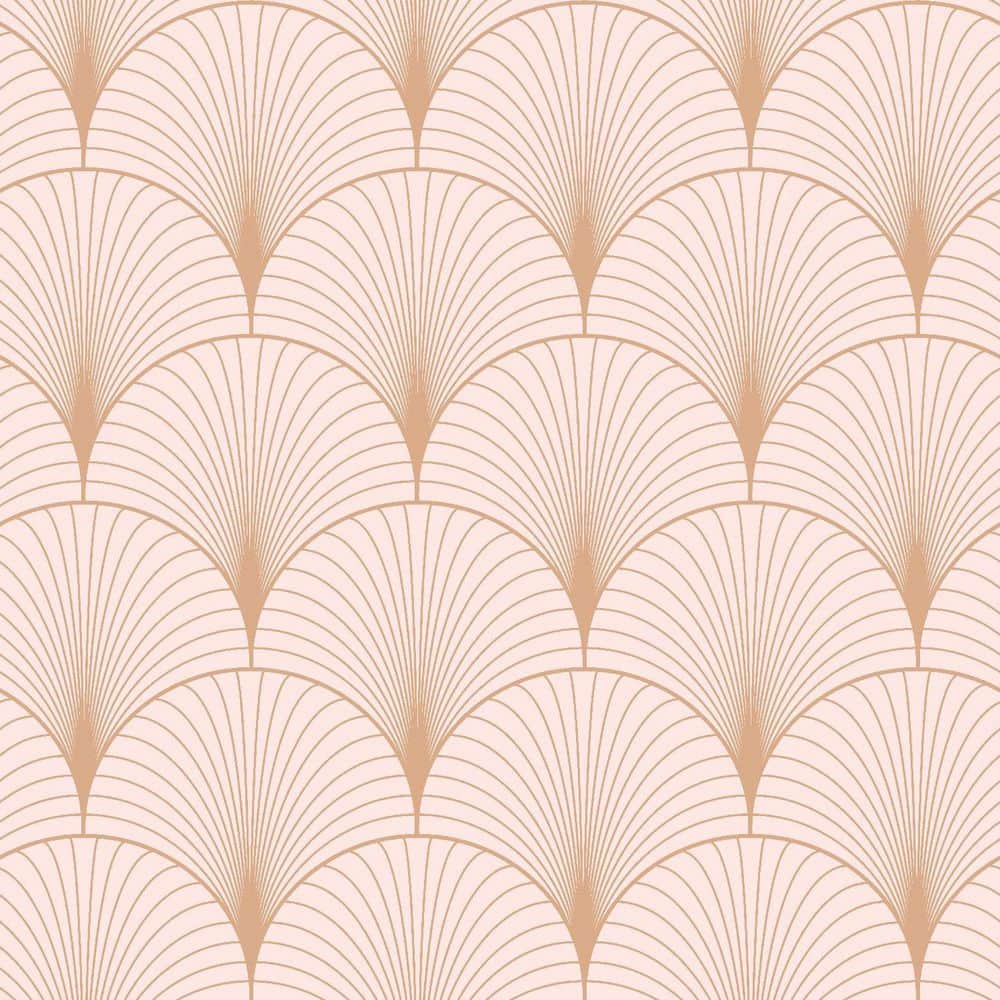 Dollhouse Genevieve Stripe Pink Wallpaper