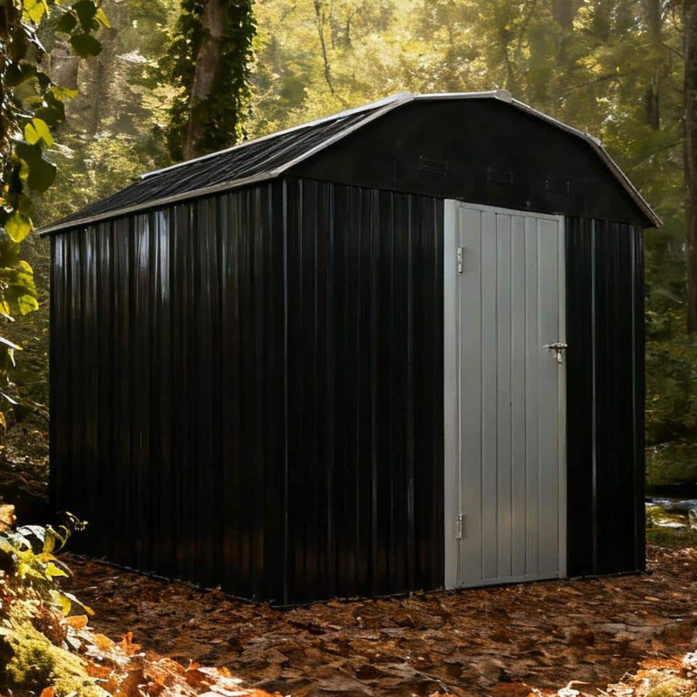 Coporesell 10 ft. x 12 ft. Metal Shed with Double Door (120 sq. ft