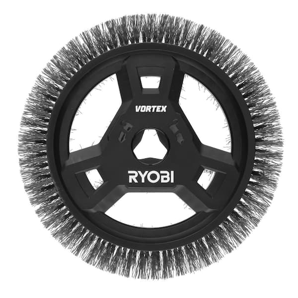 RYOBI 11 in. VORTEX Hard Bristle Brush A95HRB11 - The Home Depot