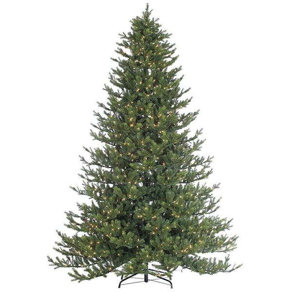 Sterling 9 ft. Pre-Lit Natural Cut Rockford Pine Artificial Christmas Tree with Clear Lights