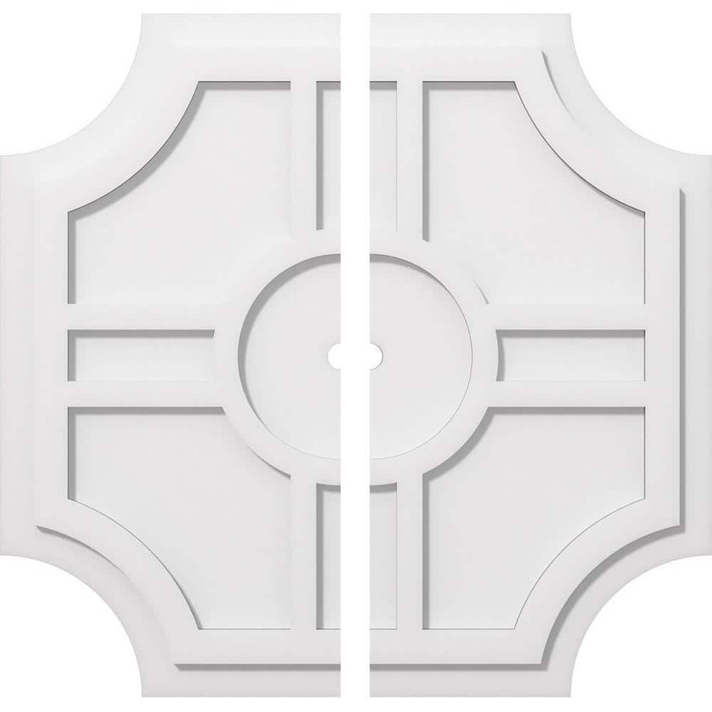 1 in. P X 8-1/2 in. C X 26 in. OD X 1 in. ID Haus Architectural Grade PVC Contemporary Ceiling Medallion, Two Piece price history on PriceWatchPro