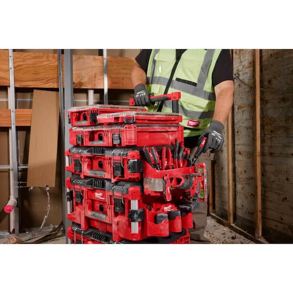Milwaukee PACKOUT 11-Compartment Impact Resistant Portable Small
