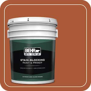5 gal. #S-H-220 Summer Heat Semi-Gloss Enamel Exterior Paint & Primer