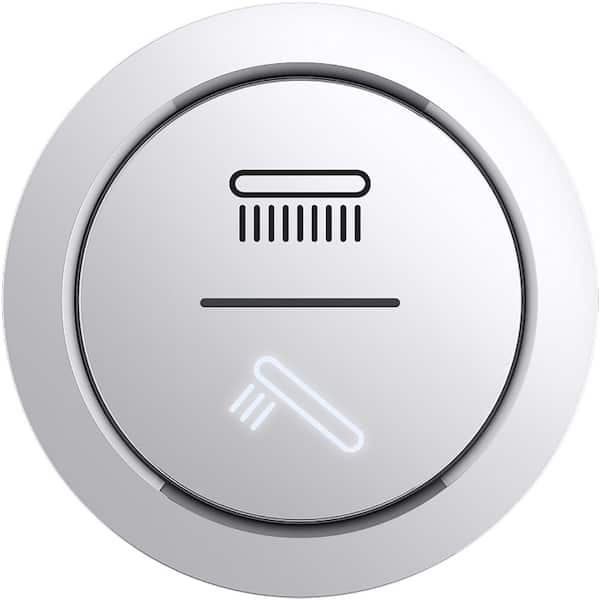 KOHLER DTV Mode 1-Handle Wall-Mount Dual-Outlet Shower Interface Trim Kit in Polished Chrome with Eco-Mode Diverter