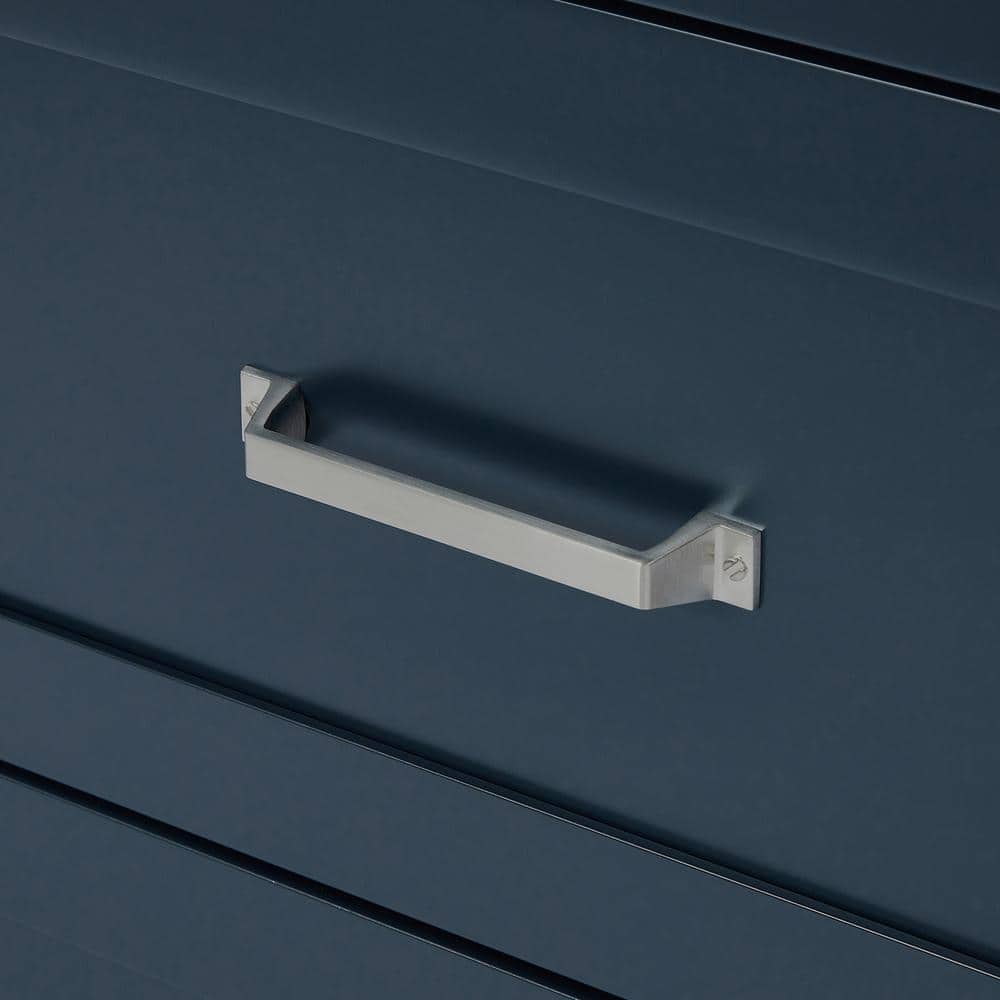 Midnight Blue 54" Single Sink Vanity with Carrara Quartz Top