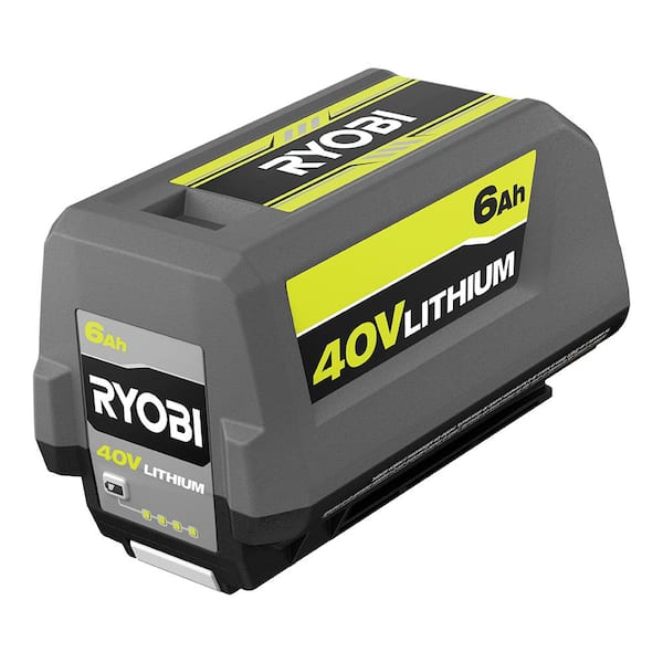RYOBI 40-Volt Ah High Lithium-Ion Battery OP4060A1 The Home Depot