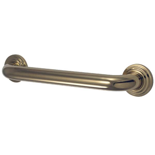 Kingston Brass Milano 36 in. x 1-1/4 in. Grab Bar in Polished Brass