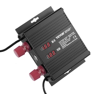 250 Amp Dual Battery Smart Isolator 12V/24V Universal VSR Voltage Sensitive Relay Battery Intelligent with LCD Screen