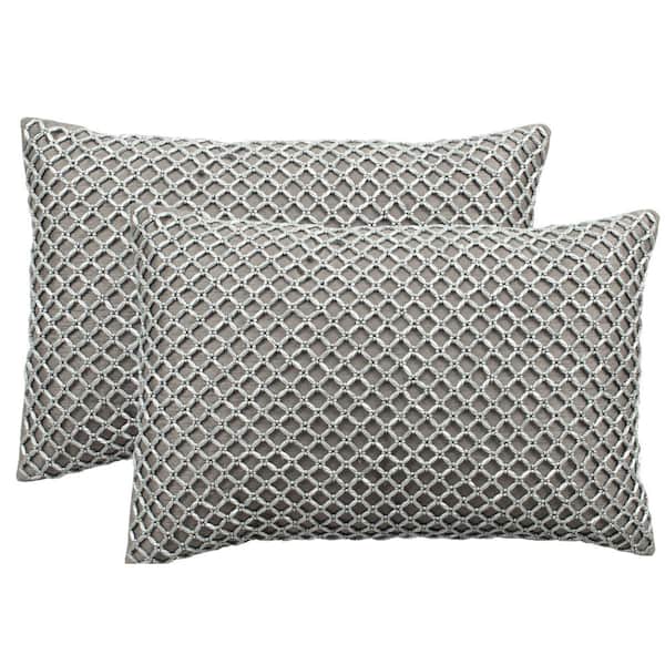 Safavieh Temy Embellished Hand-Beaded Pillow (2-Pack)
