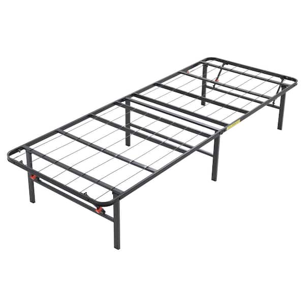 Heavy Duty Metal Platform Bed Frame, Extra Long Twin Bed Frame White