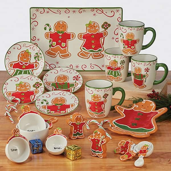 バーベキュー・調理用品 NATAL DESIGN HAPPY SIERRA CUP SET 2022 Certified International Holiday Magic Gingerbread 16 oz. Multi