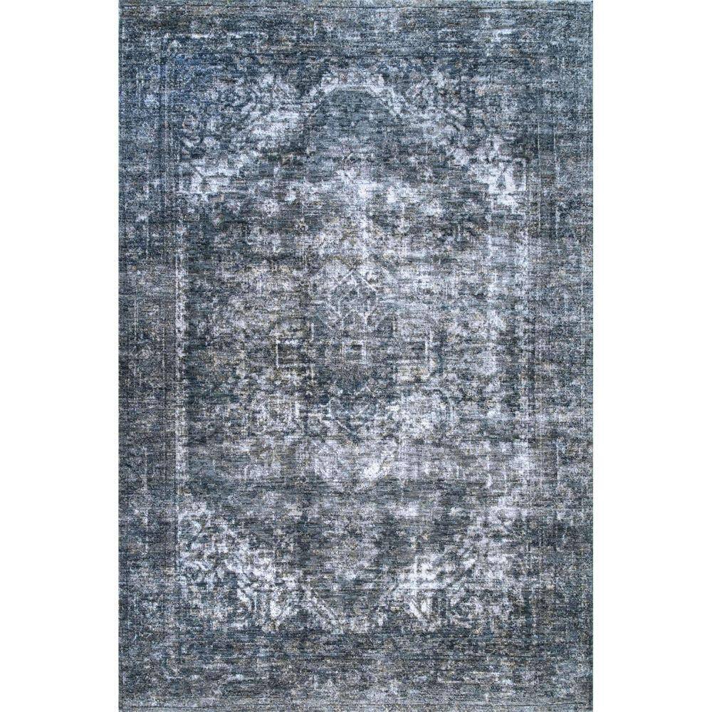 nuLOOM Passionné Shrouded Medallion Area Rug 5' x 7' Dark Grey nuLOOM Passionné Shrouded Medallion Area Rug 5' x 7' Dark Grey